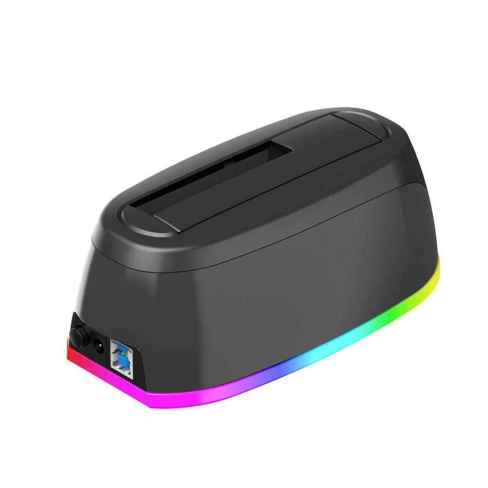 Simplecom SD336 USB 3.0 Docking Station for 2.5" and 3.5" SATA Drive with RGB Lighting