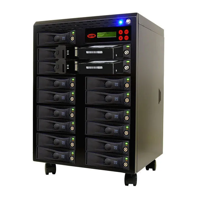 SySTOR 1:16 SATA Hard Disk Drive / Solid State Drive (HDD/SSD) Clone Duplicator/Sanitizer - High Speed (150MB/sec) (SYS2016HS)