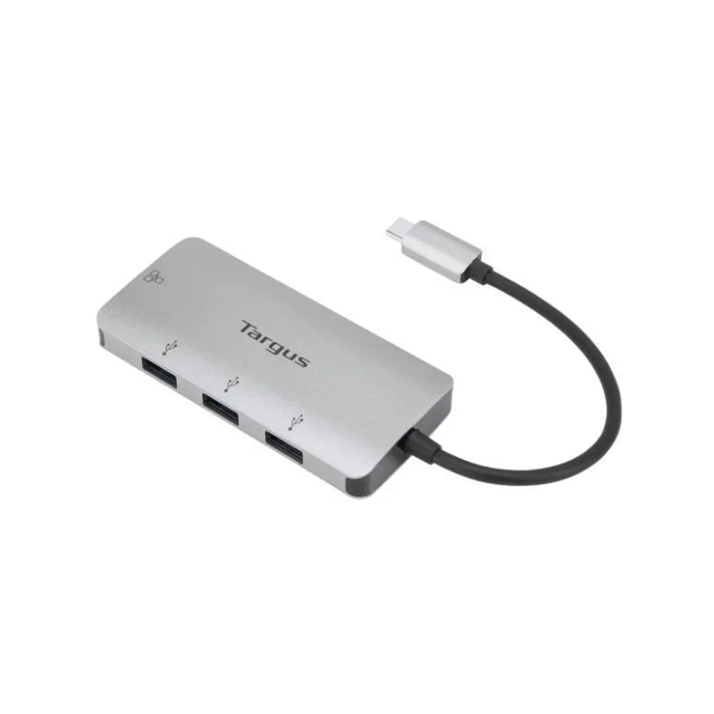 Targus ACA959AP USB-C Ethernet Adapter with 3x USB-A Ports