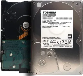 Toshiba DT01ACA200 2TB SATA 6Gb/s 7200rpm 3.5 Inch Internal Hard Drive HDKPC09A0A01