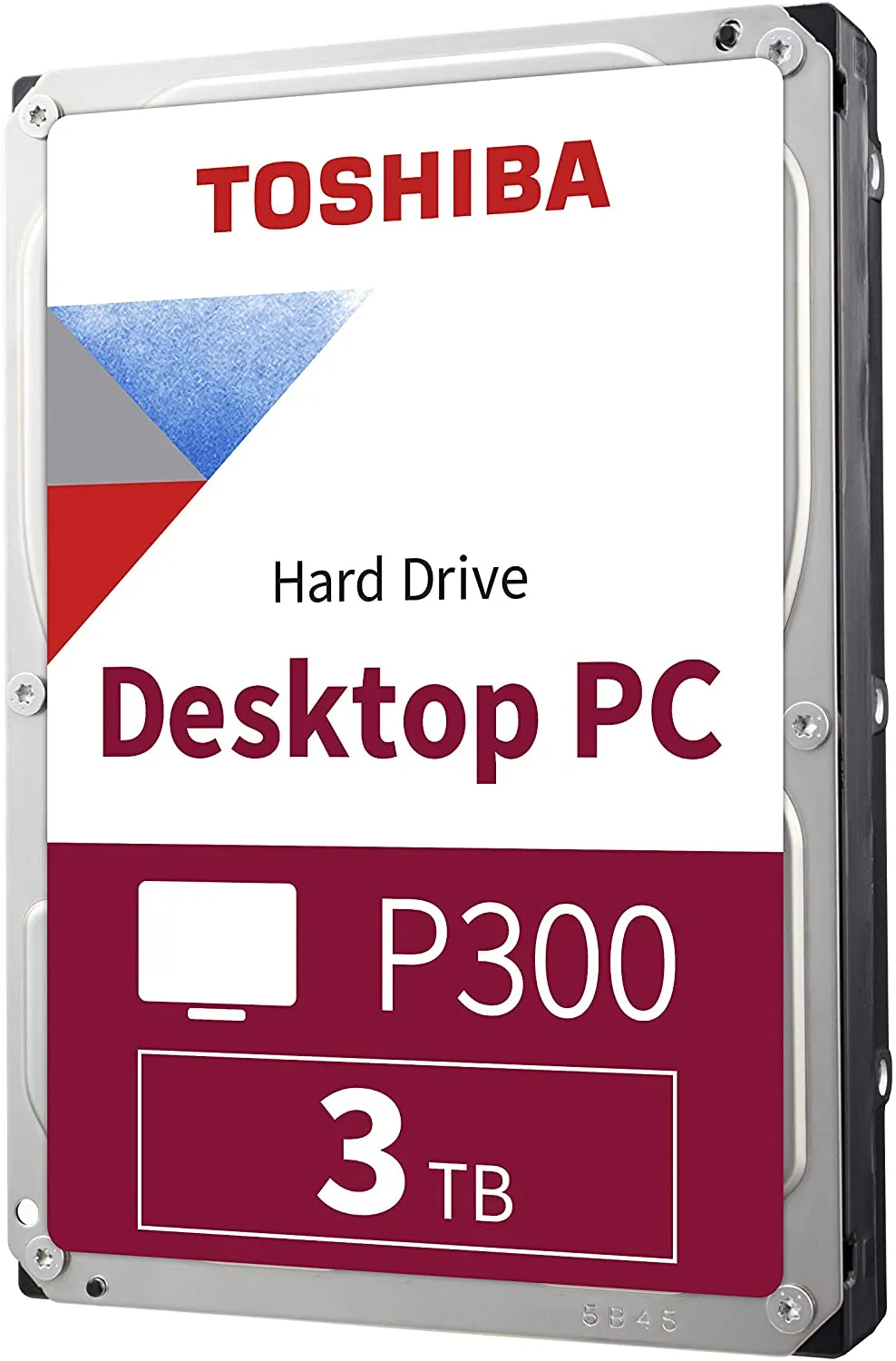 Toshiba P300-3 3TB SATA 3.5" Hard Drive 3TB Capacity 7200RPM Spin Speed HDWD130UZSVA, Internal HDD