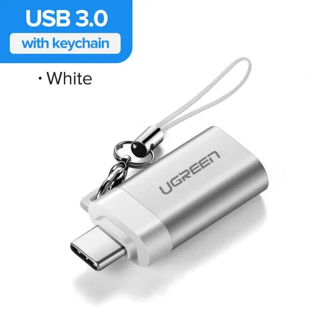 Ugreen USB C Adapter Type C to USB 3.0 Adapter Thunderbolt 3 Type-C Adapter OTG Cable For Macbook pro Air Samsung S10 S9 USB OTG