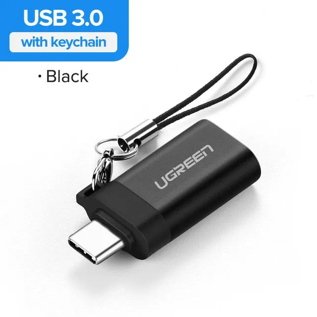 Ugreen USB C Adapter Type C to USB 3.0 Adapter Thunderbolt 3 Type-C Adapter OTG Cable For Macbook pro Air Samsung S10 S9 USB OTG