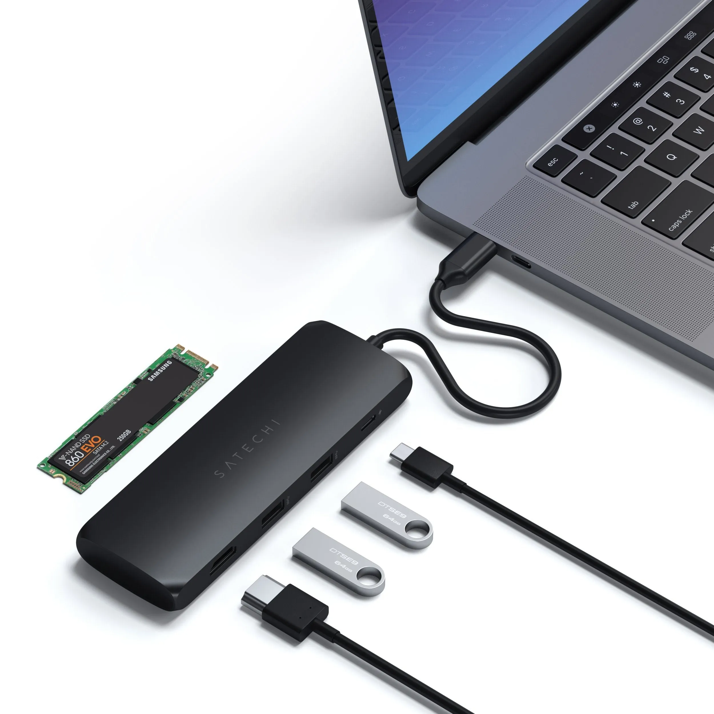 USB-C Hybrid Multiport Adapter