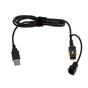 USB Cable To 2 Pin Waterproof Connector